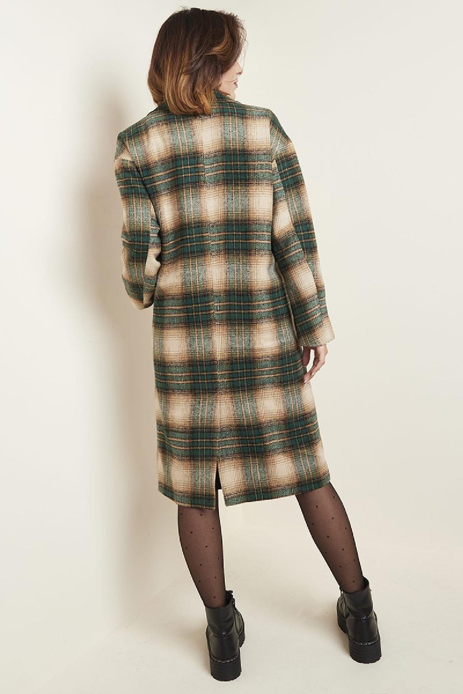 Jacke Checkered Grau S Bild6